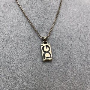 Dolce & Gabbana Silver Necklace with DG Logo